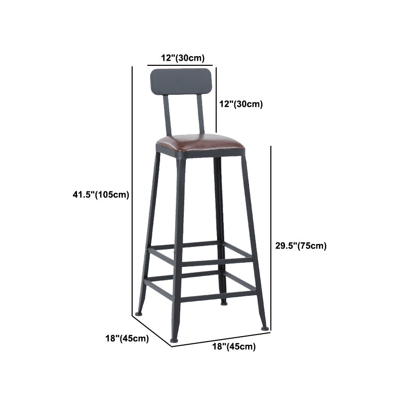 Industrial 1/2/3/5 Pieces Solid Wood Bar Table Set Square Bistro Set
