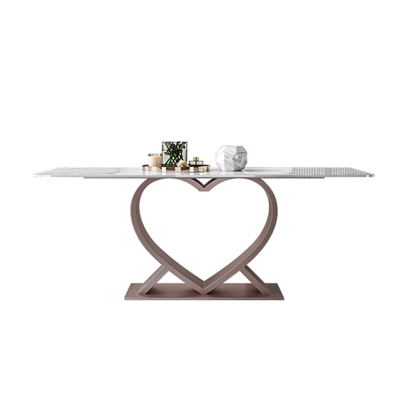 Designer Style Sintered Stone Top Dining Set Rectangle 1/4/6/7 Pieces Dining Table Set