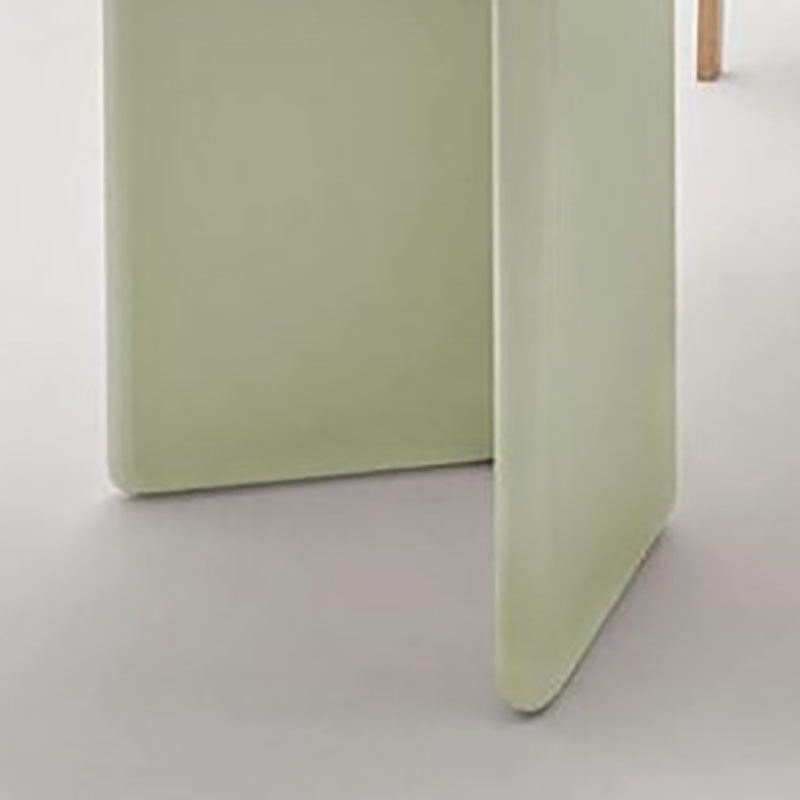 Macron Pine Wood Table for Restaurant Oval Table with 4 Wood Pedestal