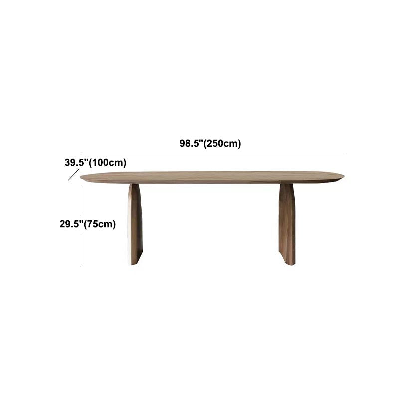 Contemporary Style Dining Table Oval Dinette Table for Home Kitchen