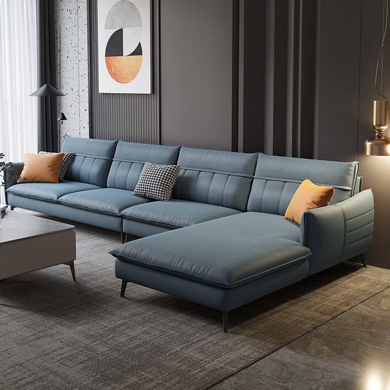 Faux Leather Removable Cushions Sofa/Sectionals with Wear-Resistant and Slipcover