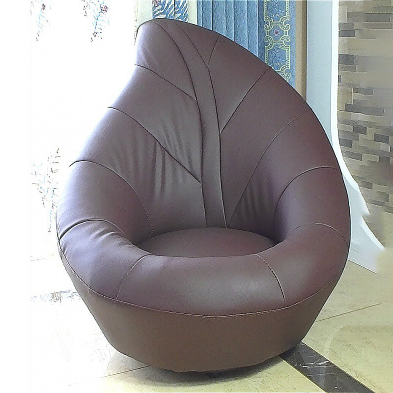 PU Leather Swivel Chair 30.7"L x 30.7"W x 37.7"H Arms Included Chair for Living Room
