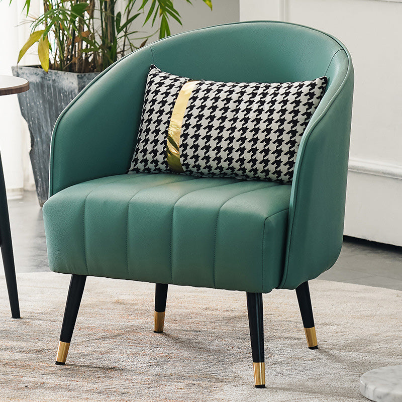 Barrel Accent Chair 25.59" L x 25.59" W x 31.10" H Basic Four Leg Barrel Chair