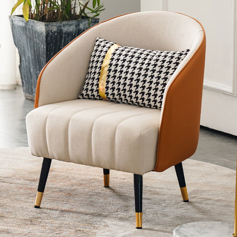 Barrel Accent Chair 25.59" L x 25.59" W x 31.10" H Basic Four Leg Barrel Chair