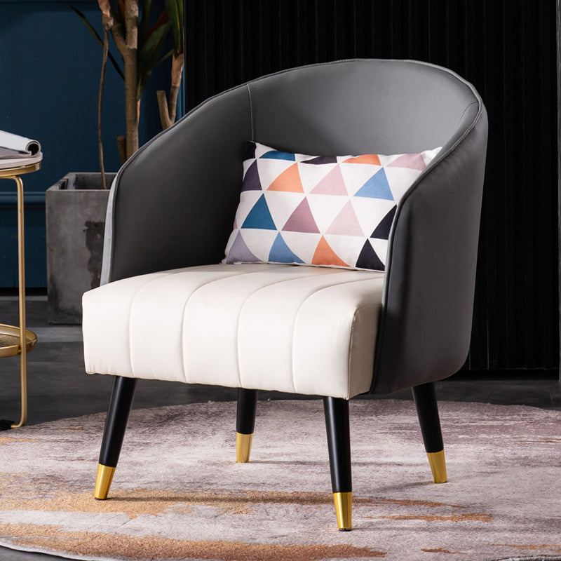 Barrel Accent Chair 25.59" L x 25.59" W x 31.10" H Basic Four Leg Barrel Chair