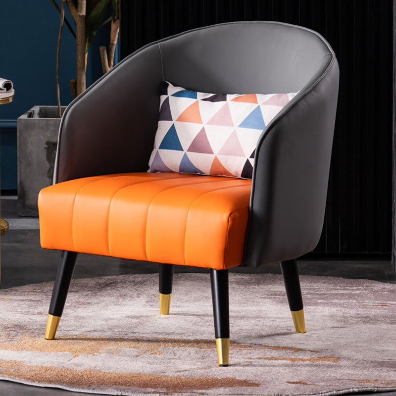 Barrel Accent Chair 25.59" L x 25.59" W x 31.10" H Basic Four Leg Barrel Chair