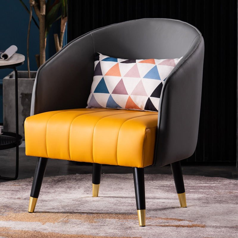 Barrel Accent Chair 25.59" L x 25.59" W x 31.10" H Basic Four Leg Barrel Chair