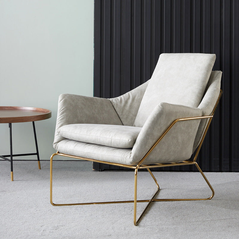 Bonded Leather Chair  27.5"L x 27.5"W x 29.5"H Arms Included Chair for Living Room