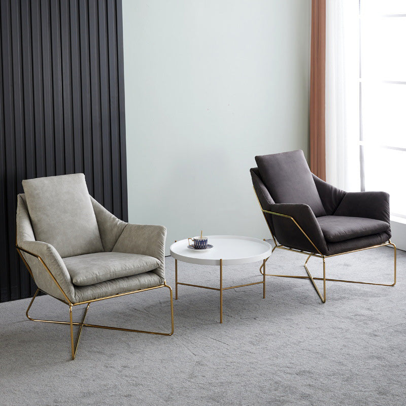 Bonded Leather Chair  27.5"L x 27.5"W x 29.5"H Arms Included Chair for Living Room