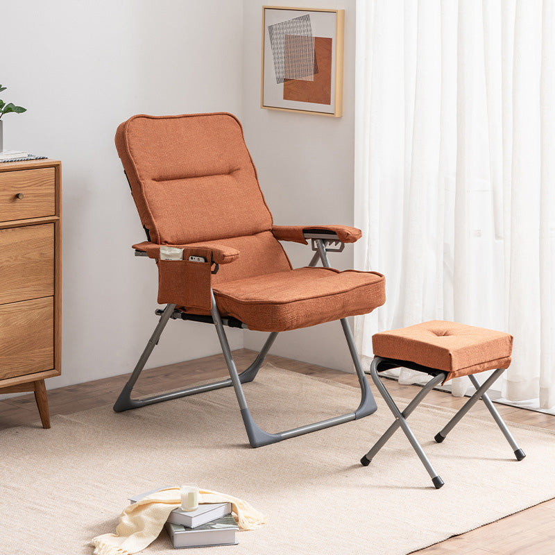 Linen Chair 21.6"L x 26.7"W x 41.3"H Convertible Chair for Living Room