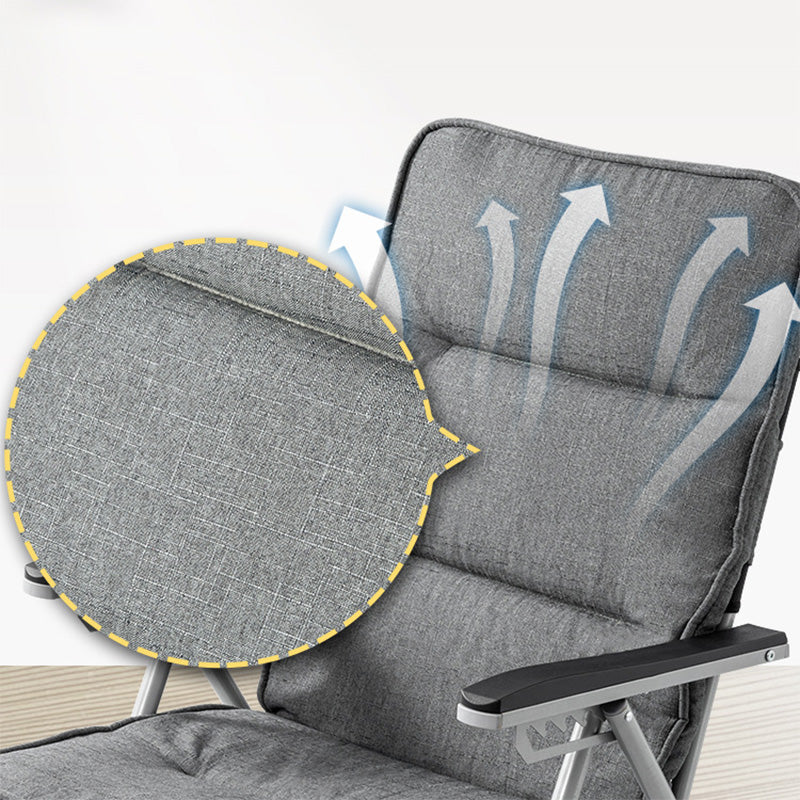 Linen Chair 21.6"L x 26.7"W x 41.3"H Convertible Chair for Living Room