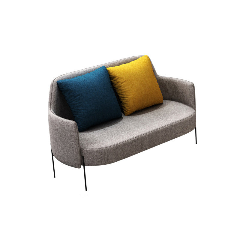 Standard Square Arm Sofa Couch Contemporary Tight Back Setee