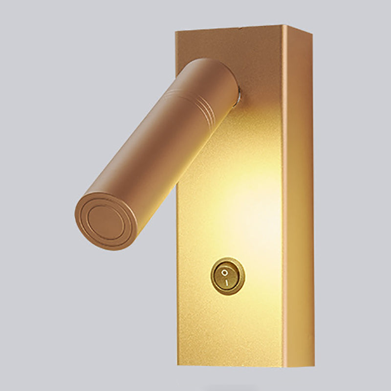 Modern Style Wall Washer Light Minimalist Metallic LED Wall Sconce for Sitting Room