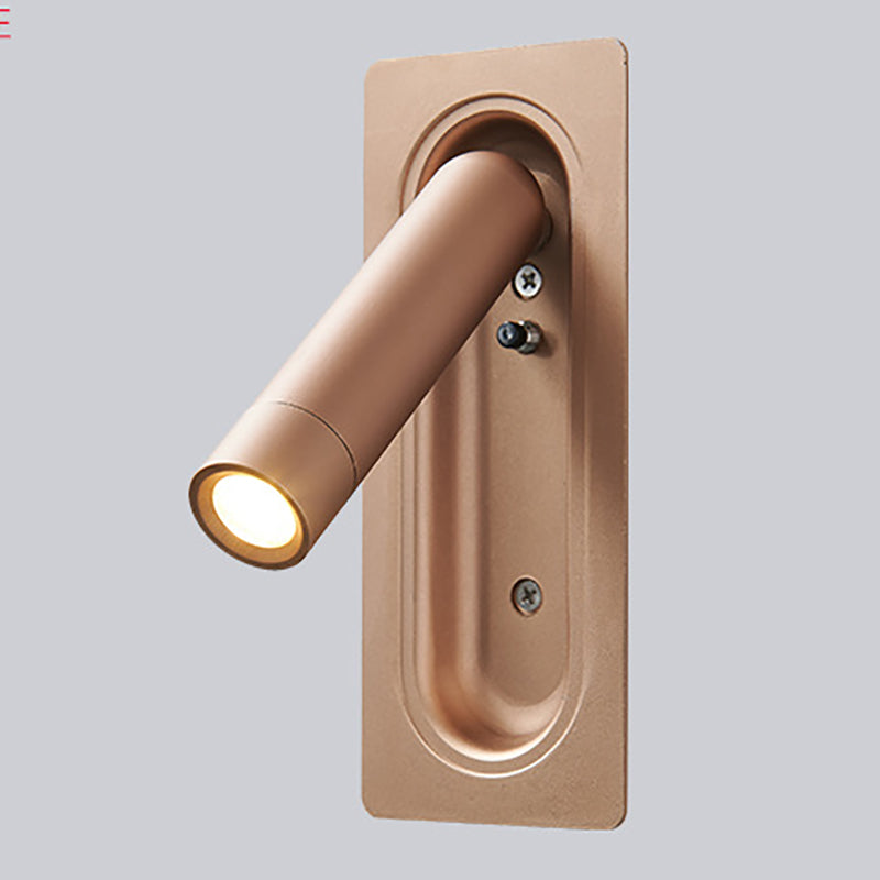 Modern Style Wall Washer Light Minimalist Metallic LED Wall Sconce for Sitting Room