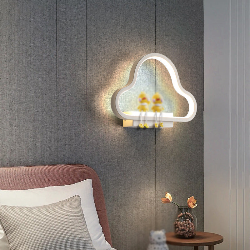 Metal Geometric LED Light Fixture Modern 1 Light Wall Sconces (Decoration not included)