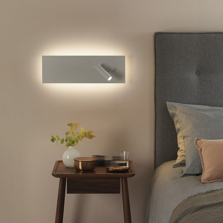 Modern Style Geometric Wall Sconces Metal 2 Lights Wall Mounted Reading Lights