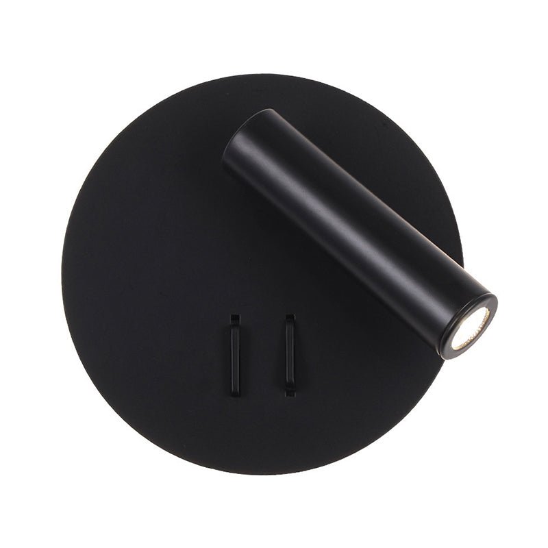 Modern Style Geometric Wall Sconces Metal 2 Lights Wall Mounted Reading Lights