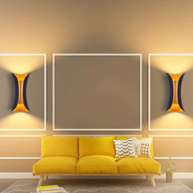 Modern Metal Wall Mount Light LED Wall Light with Aluminum Shade for Living Room