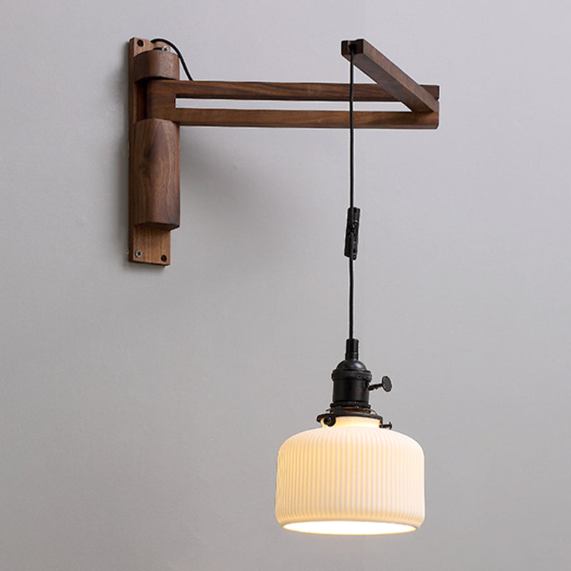 Modern Creative Wall Light Porcelain Bedside Wall Sconce Light for Bedroom