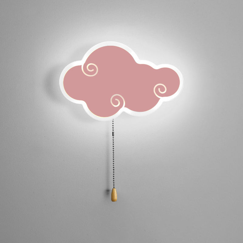 Modern LED Wall Mount Light 1-Light Wall Light with Acrylic Shade for Living Room