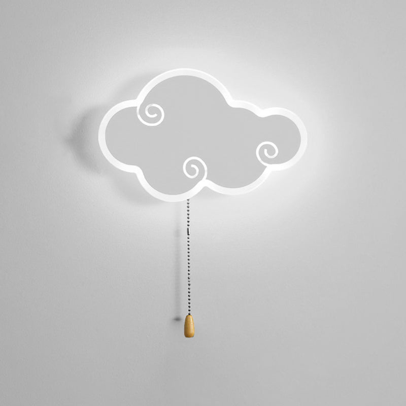 Modern LED Wall Mount Light 1-Light Wall Light with Acrylic Shade for Living Room