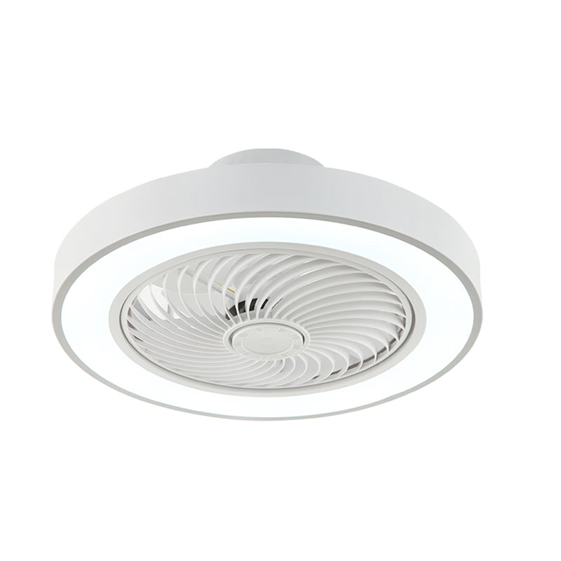 1-Light Ceiling Fan Lighting Modern Style Metal Ceiling Fan Lighting for Living Room