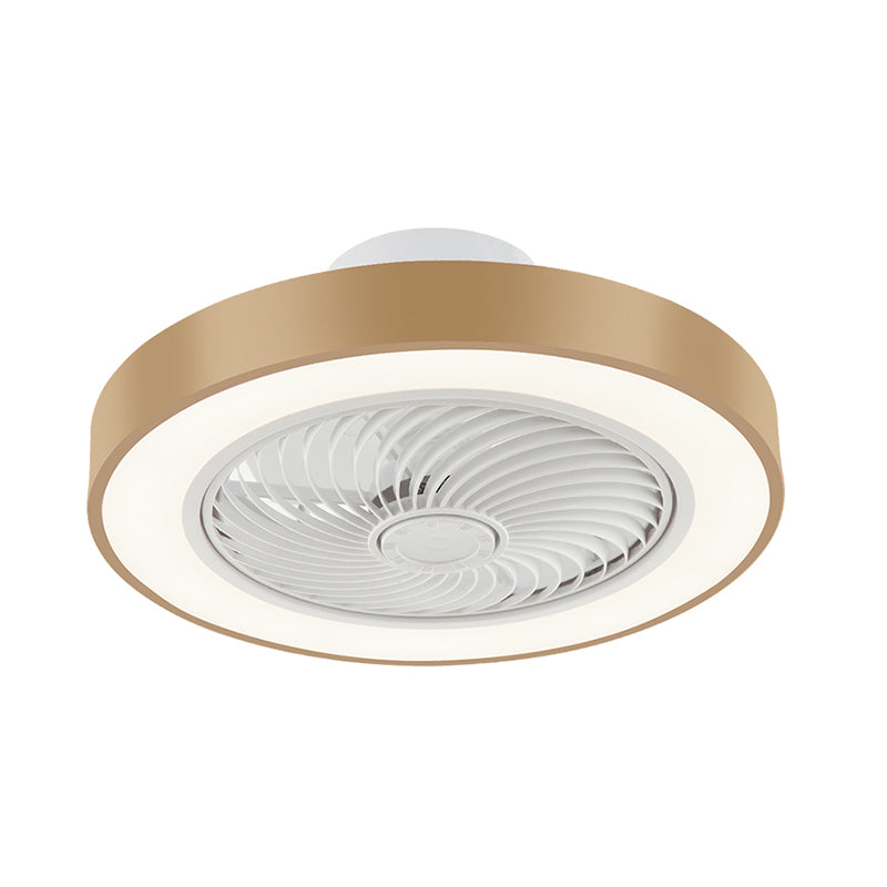 1-Light Ceiling Fan Lighting Modern Style Metal Ceiling Fan Lighting for Living Room