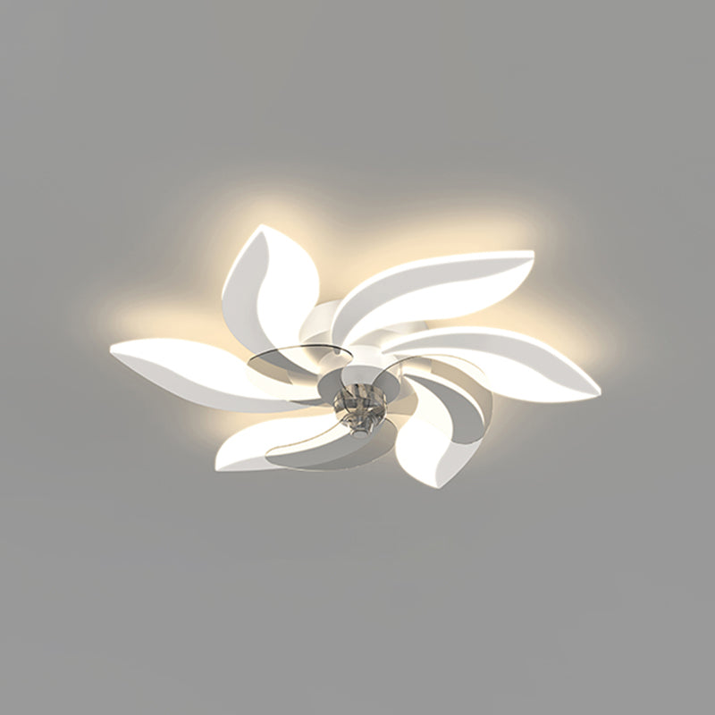 Metal Geometric Fan Ceiling Lighting Modern Style Multi-Light Flush Mount Lamp