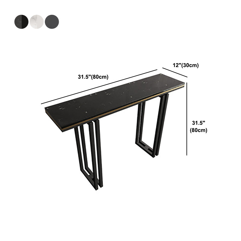 Sled Basic Console Table with Rectangle Top Sofa Console Table