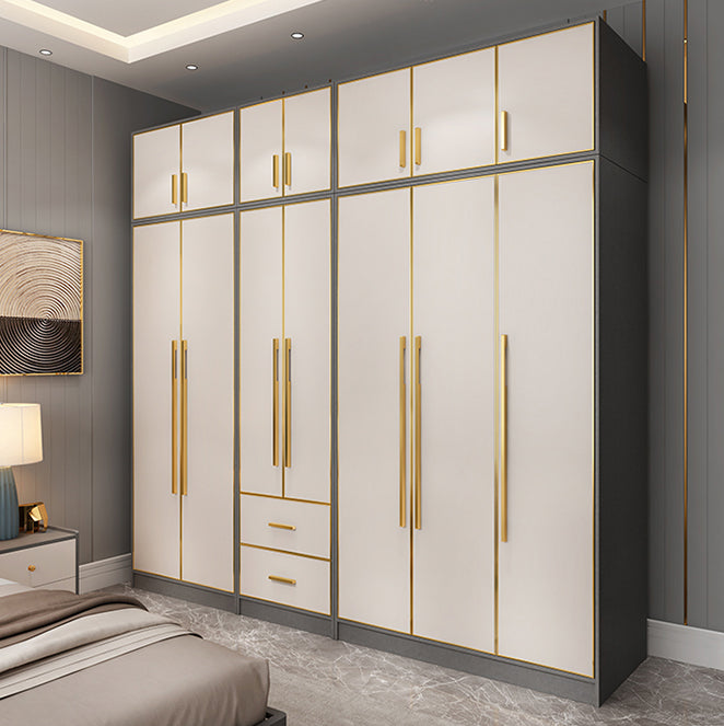 Wooden Wardrobe Cabinet with Soft Close Doors Hinged Wardrobe Armoire