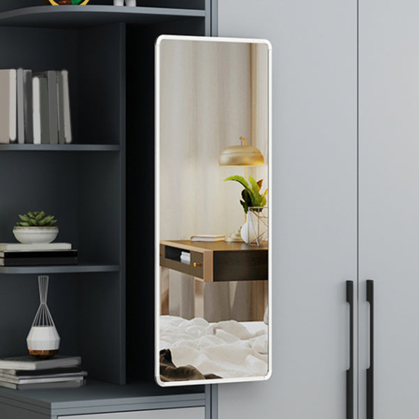 Grey Wooden Wardrobe Armoire Hinged Storage Cabinet with Soft Close Drawer