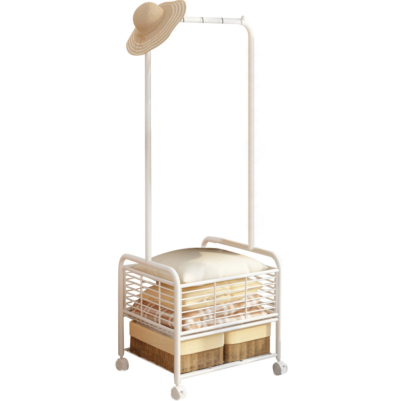 Contemporary Metal Wardrobe Cloth Rod Included Wardrobe Closet for Bedroom