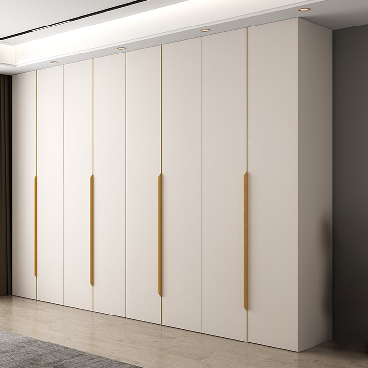 Contemporary Style Wardrobe Armoire Engineered Wood Wardrobe for Home