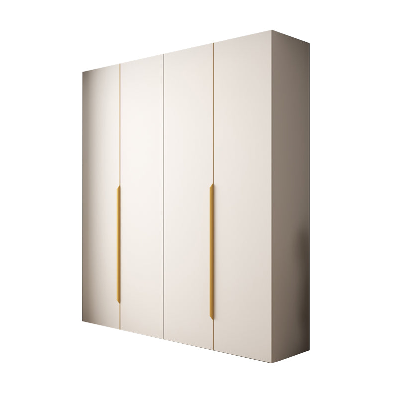 Contemporary Style Wardrobe Armoire Engineered Wood Wardrobe for Home