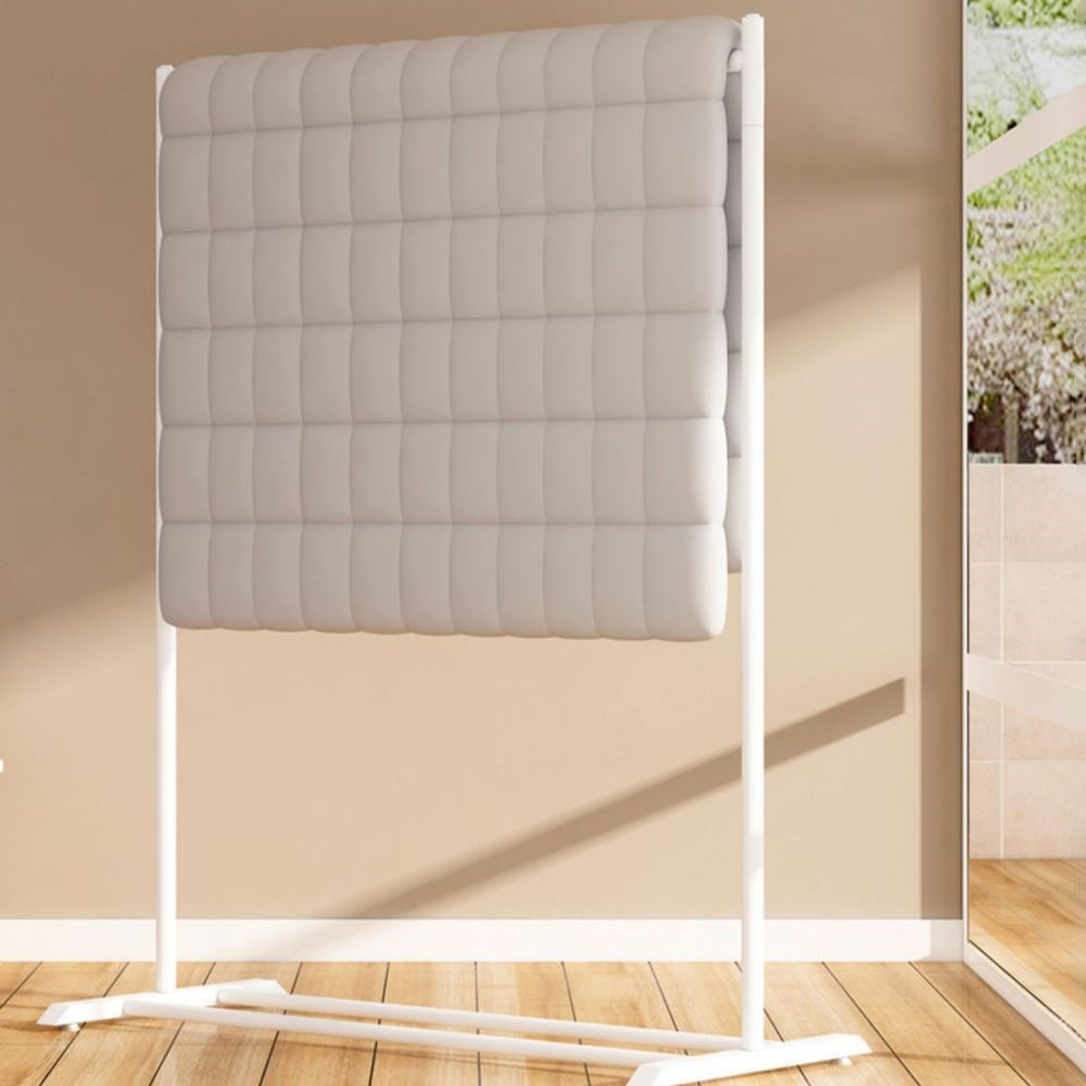 Contemporary Style Armoire Black Metal Open Armoire for Bedroom