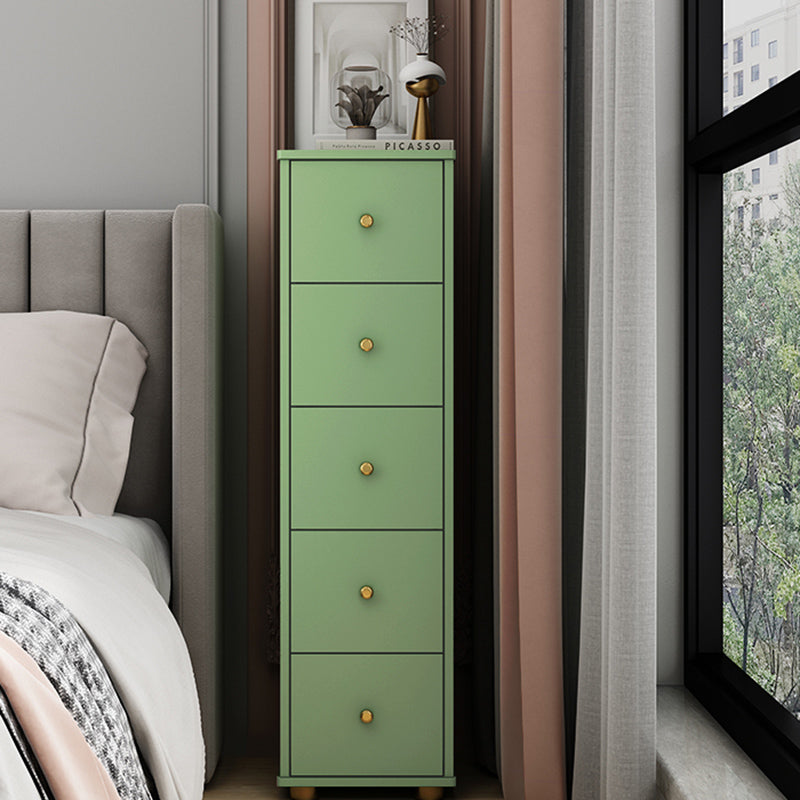 Contemporary Style Engineer Wood Dresser Vertical Bedroom Lingerie Chest with Drawer