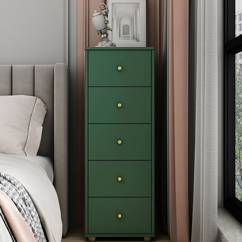 Contemporary Style Engineer Wood Dresser Vertical Bedroom Lingerie Chest with Drawer
