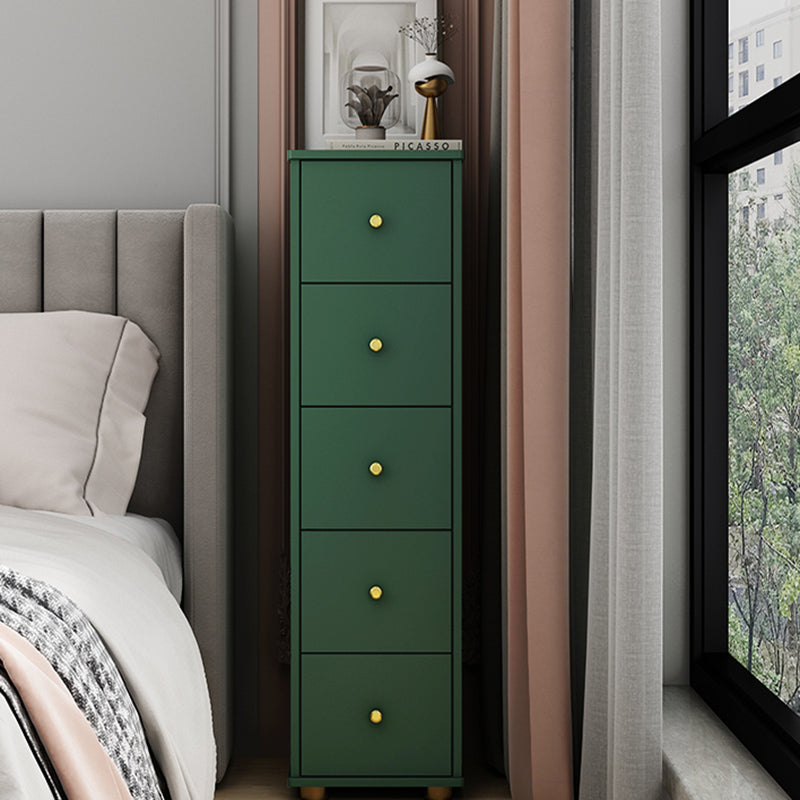 Contemporary Style Engineer Wood Dresser Vertical Bedroom Lingerie Chest with Drawer