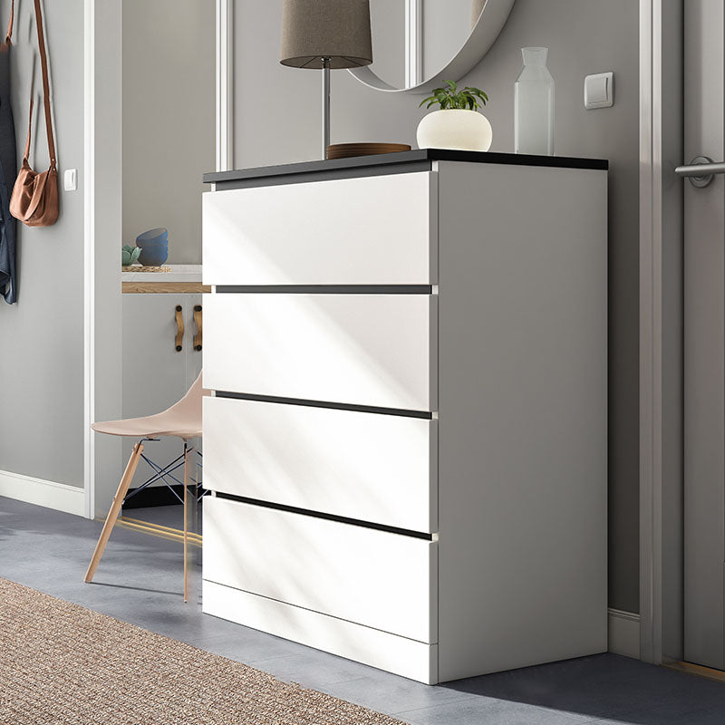 Contemporary Vertical Engineer Wood Dresser Bedroom Lingerie Chest Dresser with Drawer