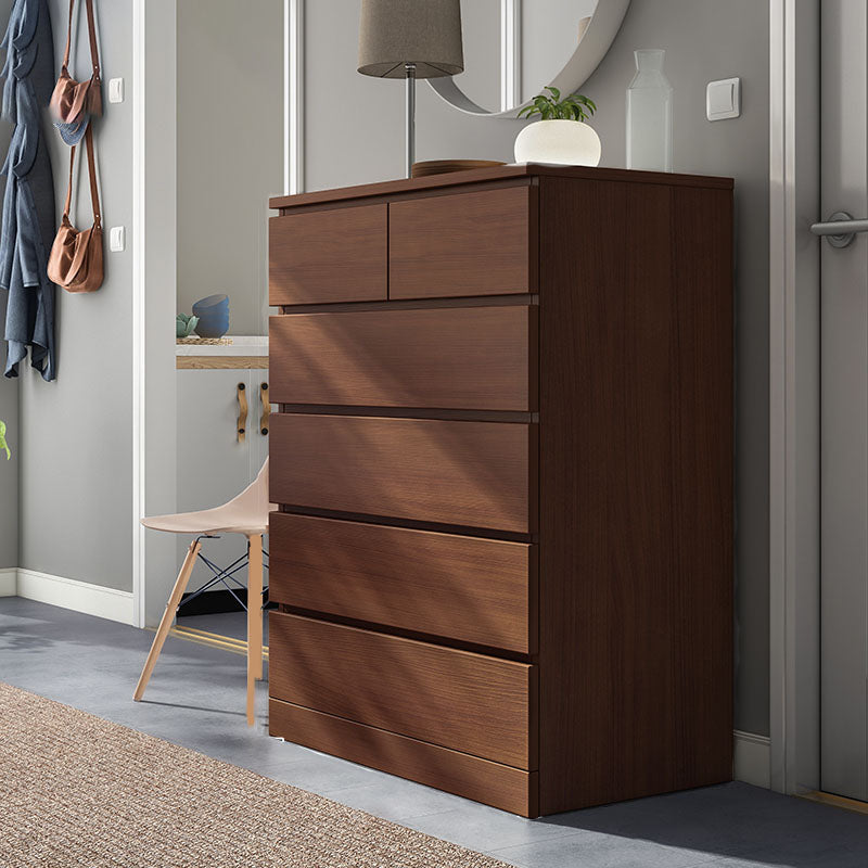 Contemporary Vertical Engineer Wood Dresser Bedroom Lingerie Chest Dresser with Drawer