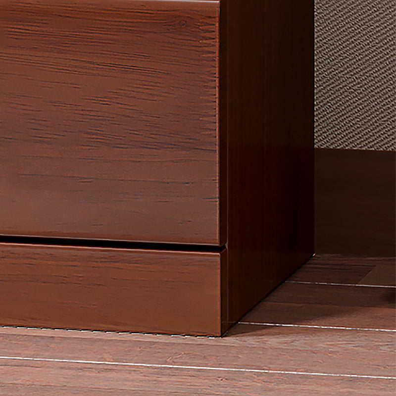 Contemporary Rubber Wood Dresser 39.3"H Vertical Lingerie Chest for Bedroom