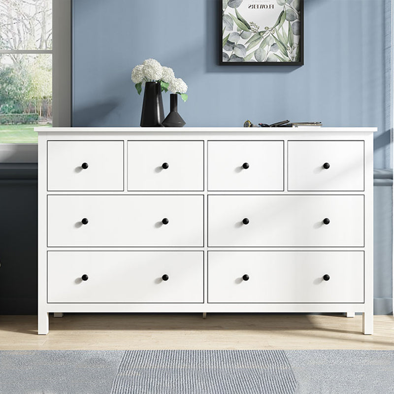 Contemporary Style Wood Dresser Bedroom Storage Chest Dresser with Drawer