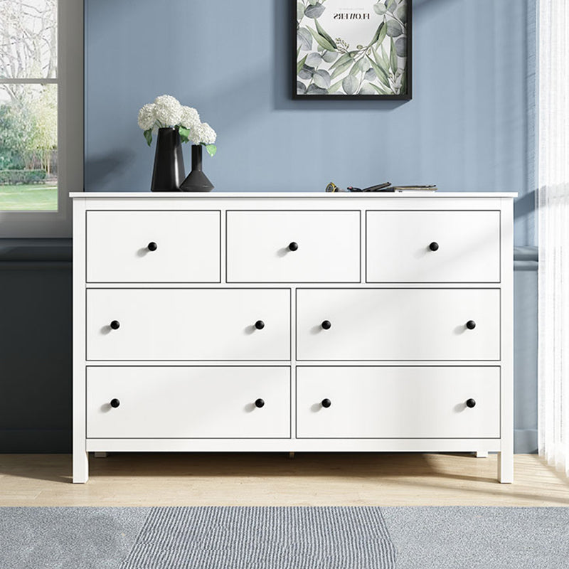 Contemporary Style Wood Dresser Bedroom Storage Chest Dresser with Drawer