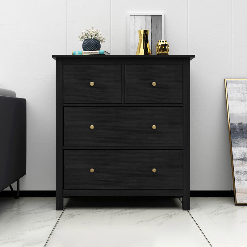 Contemporary Style Wood Dresser Bedroom Storage Chest Dresser with Drawer