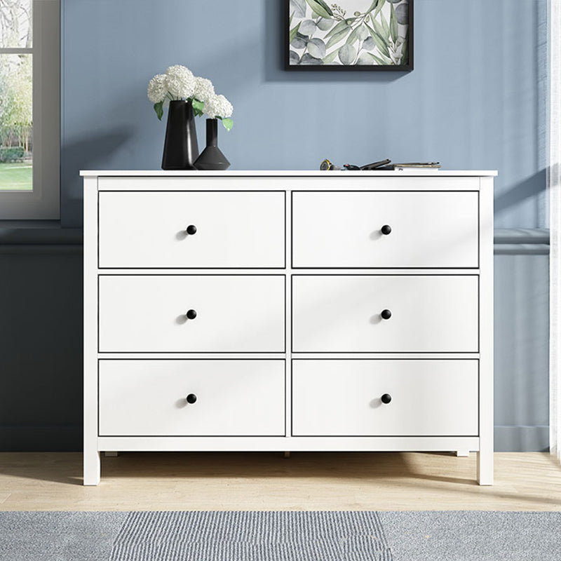 Contemporary Style Wood Dresser Bedroom Storage Chest Dresser with Drawer