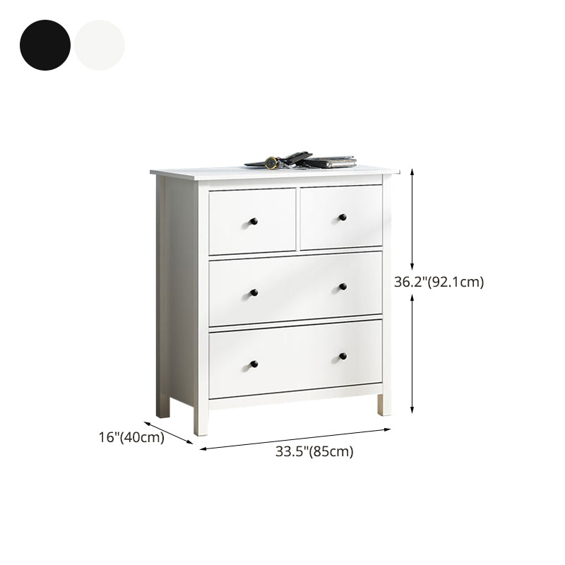 Contemporary Style Wood Dresser Bedroom Storage Chest Dresser with Drawer