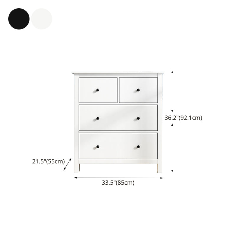 Contemporary Style Wood Dresser Bedroom Storage Chest Dresser with Drawer