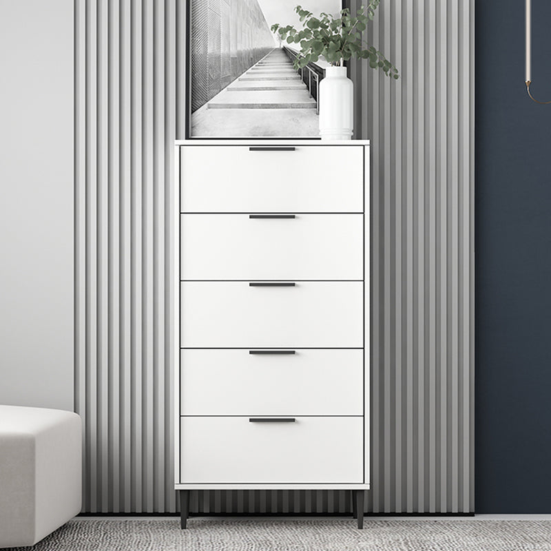 Vertical Wood Contemporary Dresser Bedroom Lingerie Chest Dresser with Drawer