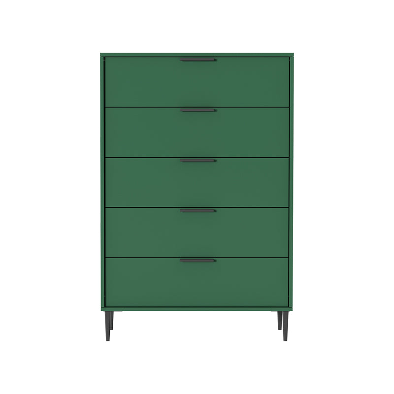 Vertical Wood Contemporary Dresser Bedroom Lingerie Chest Dresser with Drawer