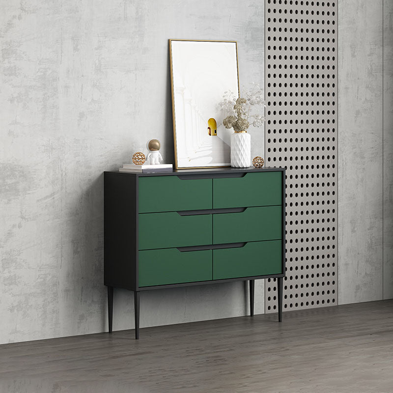 Contemporary Horizontal Wood Dresser Bedroom Lingerie Chest Dresser with Drawer